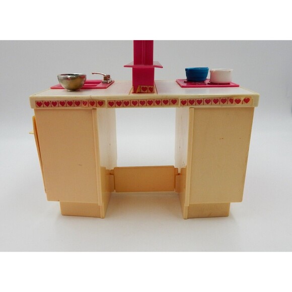 Barbie Dream Kitchen Stove Oven Sink Island #9119 Few Accessories Not Complete - Picture 3 of 16